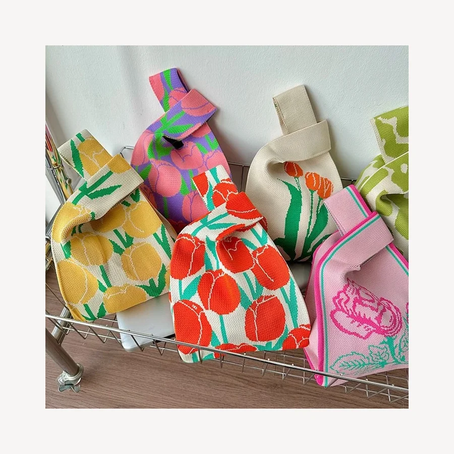Colourful botanical mini bags