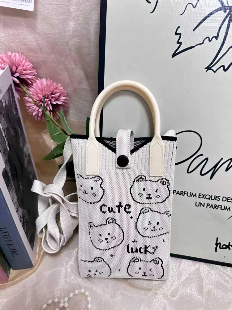 Tab-Closure Phone Totes — Graphic