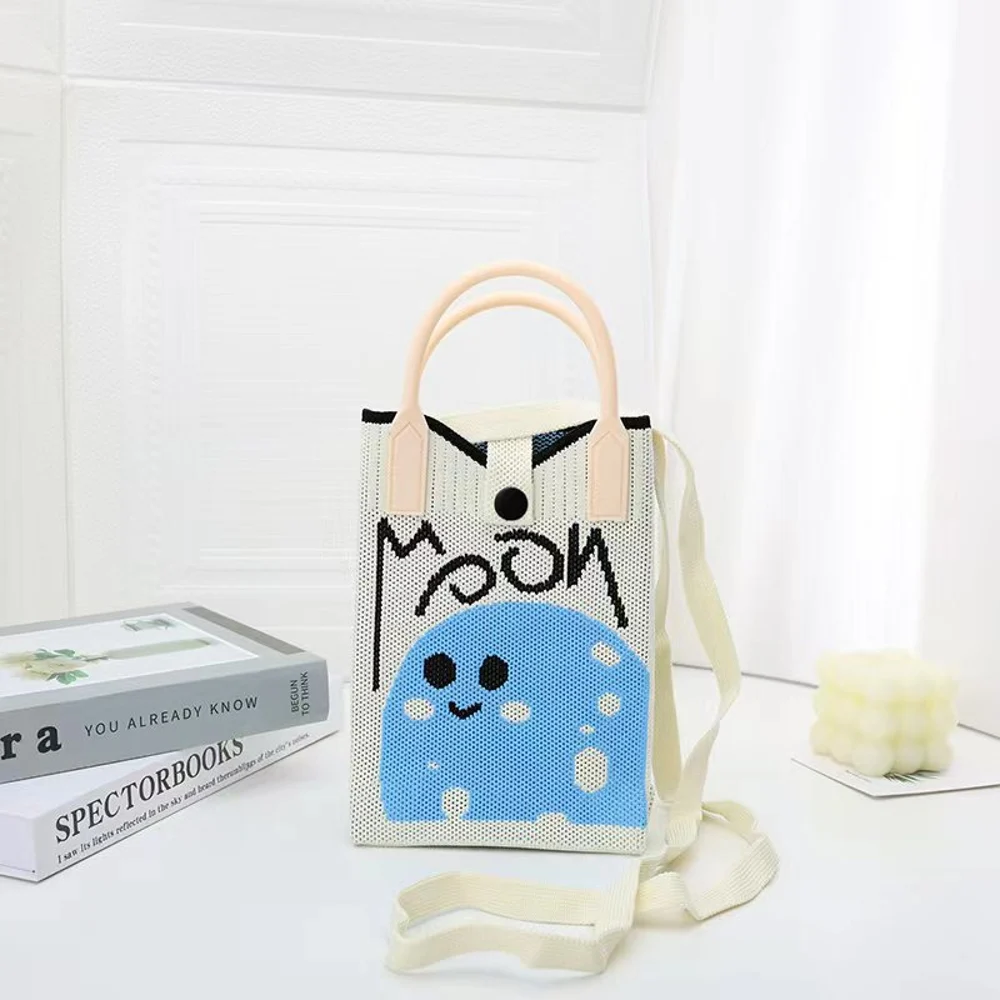 Tab-Closure Phone Totes — Elephant — Blue