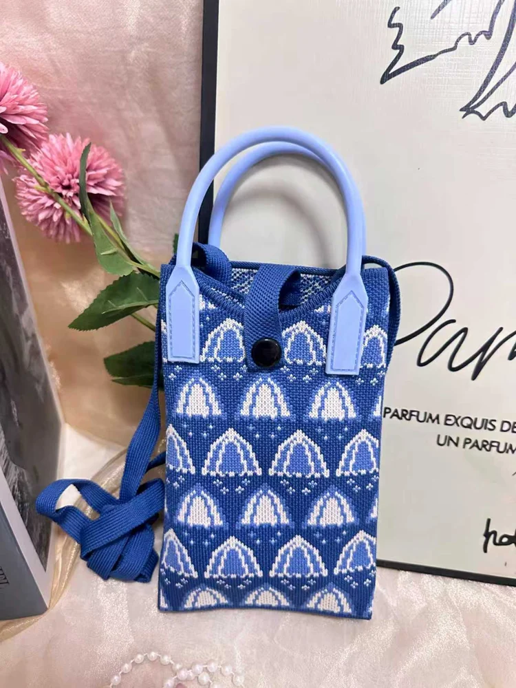Tab-Closure Phone Totes — Graphic