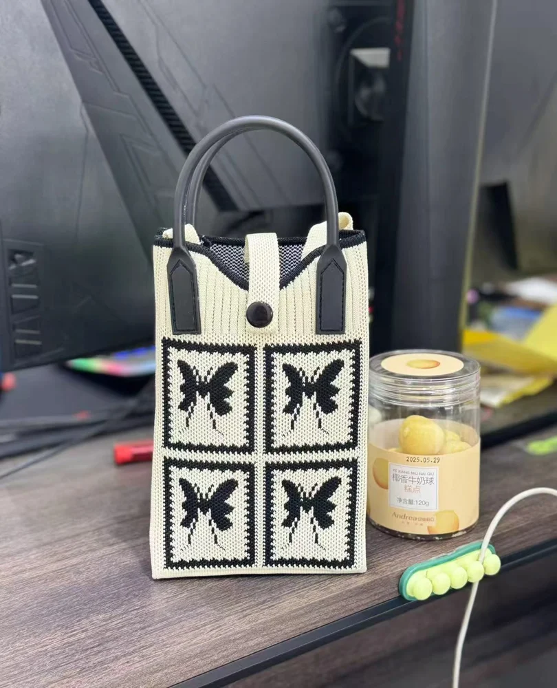 Tab-Closure Phone Totes — Check