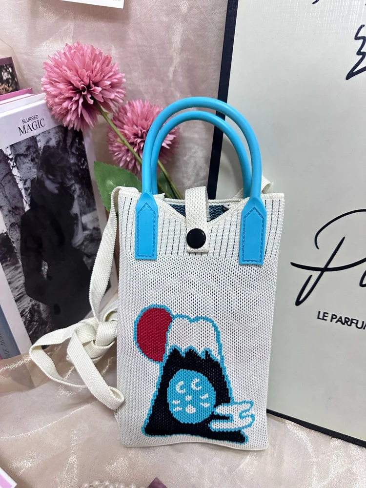 Tab-Closure Phone Totes — Graphic